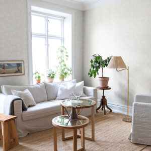 Lizette Cream Charming Floral Wallpaper