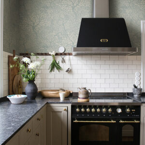 Olle Light Blue Forest Sanctuary Wallpaper