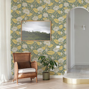 Eva Yellow Lotus Dreams Wallpaper