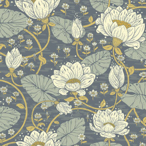 Eva Blue Lotus Dreams Wallpaper