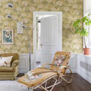 Eva Light Yellow Lotus Dreams Wallpaper