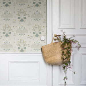 Elda Light Blue Delicate Daisies Wallpaper