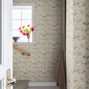 Magdalena Light Yellow Dandelion Wallpaper
