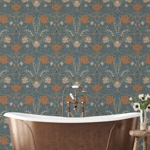 Fillippa Blue Tulip Wallpaper