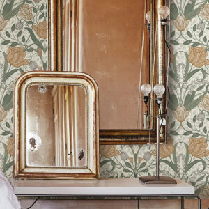 Fillippa Green Tulip Wallpaper