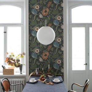 Anemone Multicolor Floral Wallpaper