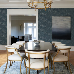 Arian Blue Inkburst Wallpaper