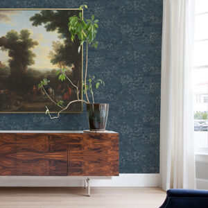 Arian Blue Inkburst Wallpaper