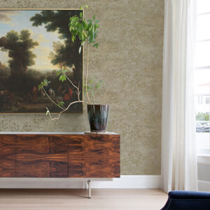 Arian Gold Inkburst Wallpaper