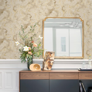 Silenus Gold Marbled Wallpaper