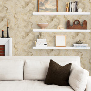 Silenus Gold Marbled Wallpaper