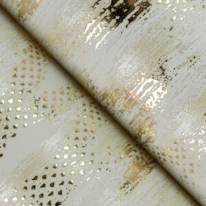 Kintana Gold Abstract Trellis Wallpaper