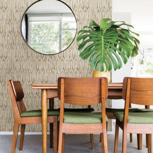 Kintana Gold Abstract Trellis Wallpaper