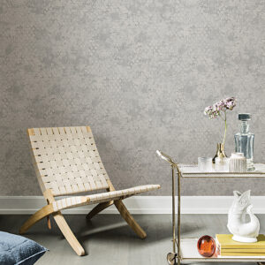 Zilarra Light Grey Abstract Snakeskin Wallpaper