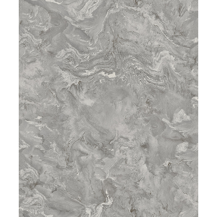 Meness Grey Metallic Marbling Wallpaper