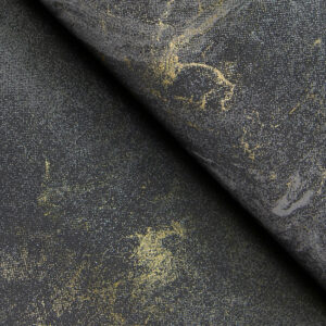 Meness Black Metallic Marbling Wallpaper
