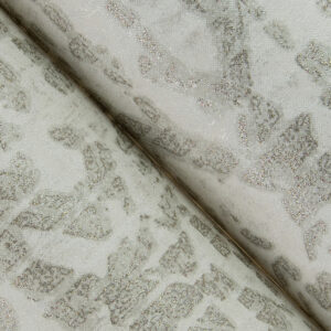 Helene Silver Glitter Geometric Wallpaper