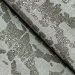 Helene Pewter Glitter Geometric Wallpaper