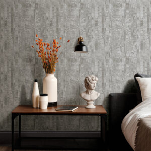 Zinarliya Silver Column Wallpaper