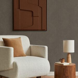 Ladon Pewter Metallic Texture Wallpaper