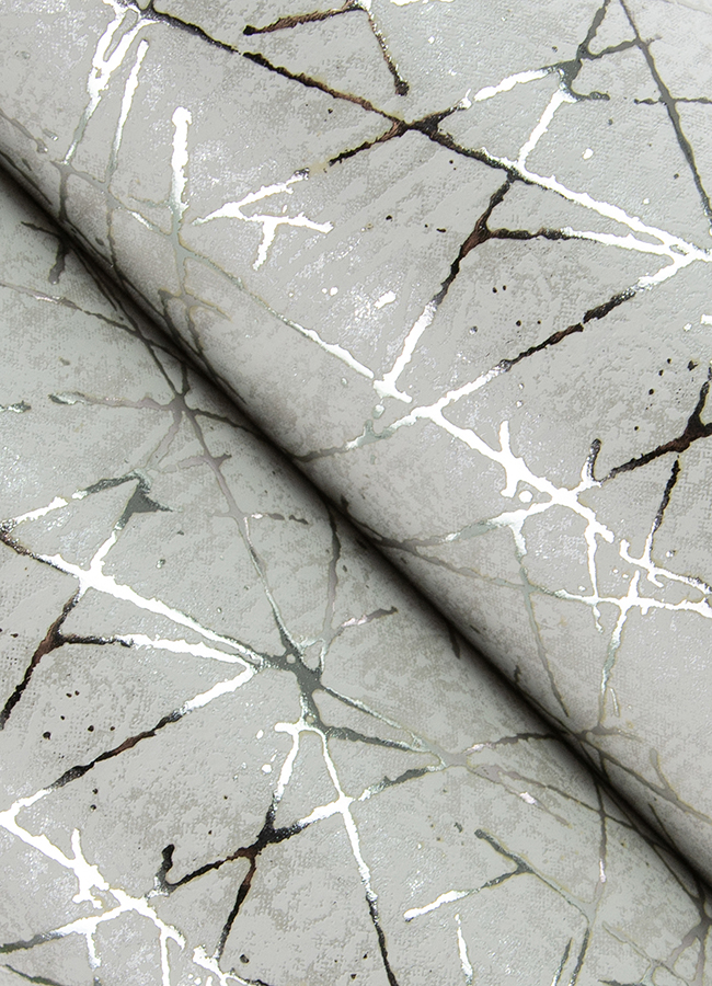 0068575 bulan silver abstract lines wallpaper