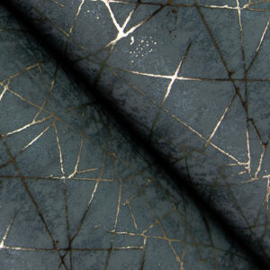 Bulan Dark Blue Abstract Lines Wallpaper