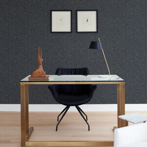 Bulan Dark Blue Abstract Lines Wallpaper