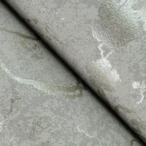 Mahina Pewter Floral Vine Wallpaper