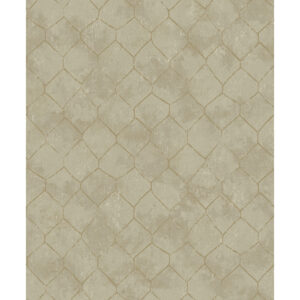 0068654 rauta gold hexagon tile wallpaper
