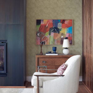 Rauta Gold Hexagon Tile Wallpaper