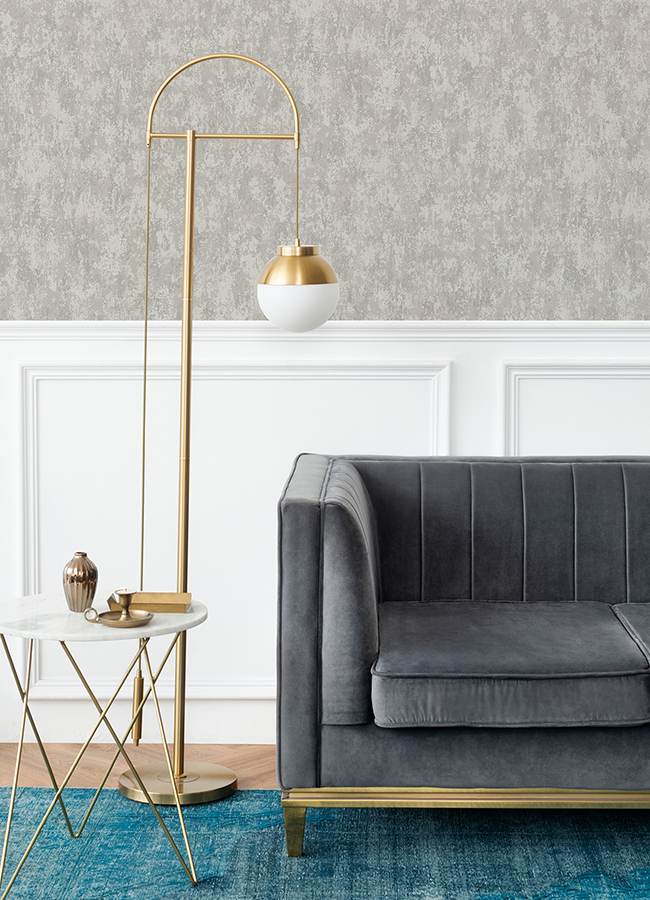 0068684 haliya silver metallic plaster wallpaper