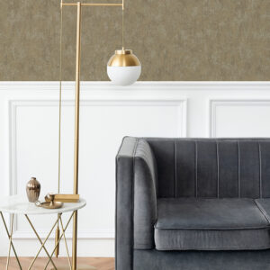 Haliya Gold Metallic Plaster Wallpaper