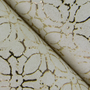 Khauta Champagne Floral Geometric Wallpaper