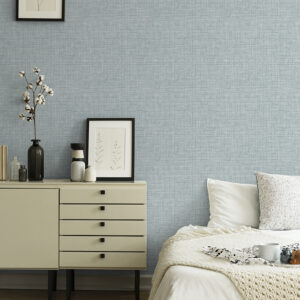 Tuckernuck Slate Linen Wallpaper