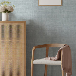 Tuckernuck Slate Linen Wallpaper