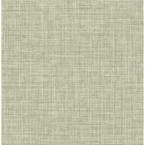 Tuckernuck Green Linen Wallpaper