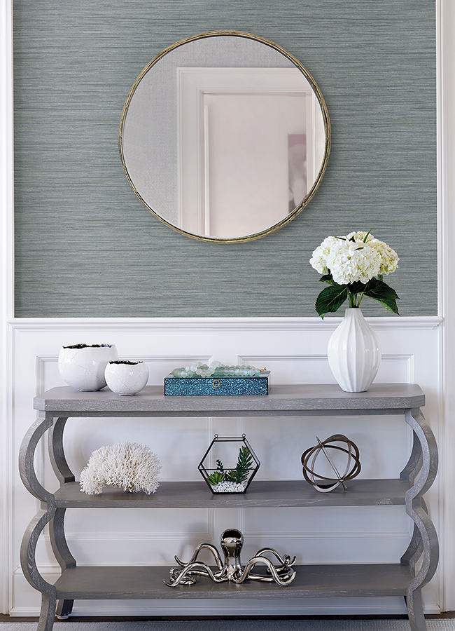 Barnaby Slate Texture Wallpaper - Image 2