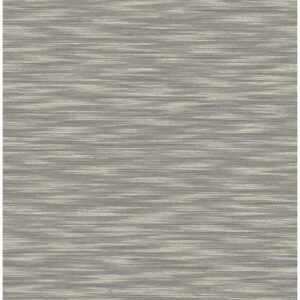 Benson Brown Faux Fabric Wallpaper