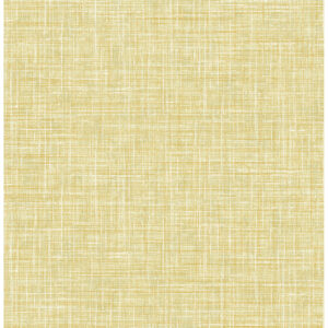 Emerson Yellow Linen Wallpaper