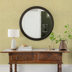 Emerson Yellow Linen Wallpaper