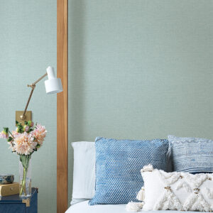 Glen Aqua Texture Wallpaper