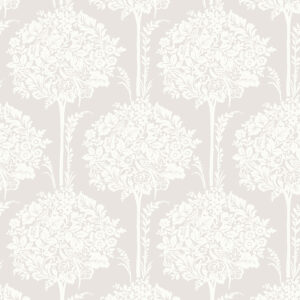 Zaria Lavender Topiary Wallpaper