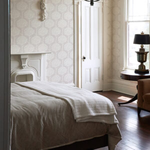 Zaria Lavender Topiary Wallpaper