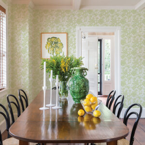 Helen Light Green Floral Trail Wallpaper
