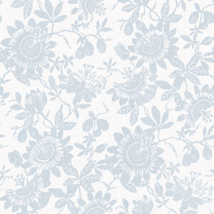 Helen Light Blue Floral Trail Wallpaper