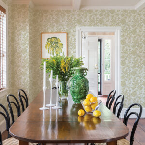Helen Gold Floral Trail Wallpaper