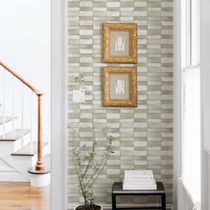 Braden Taupe Tile Wallpaper