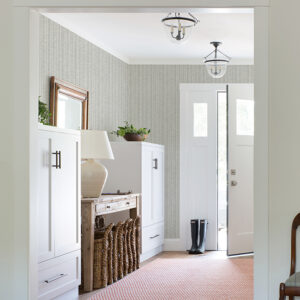 Simon Grey Woven Texture Wallpaper