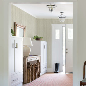 Simon Beige Woven Texture Wallpaper