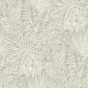 0086857 vita light brown botanical wallpaper